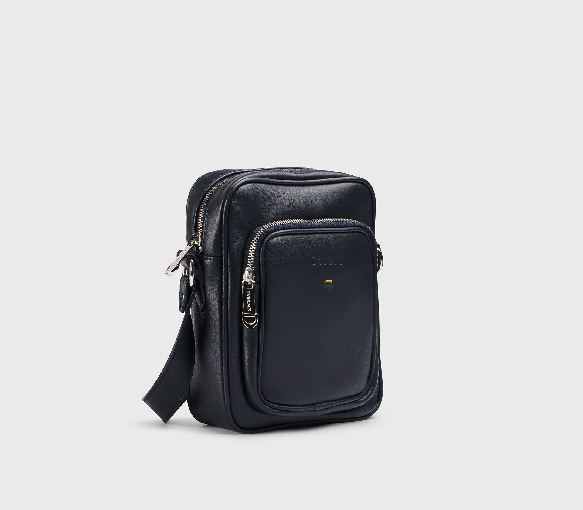 Borsa a tracolla in pelle blu - Image 3