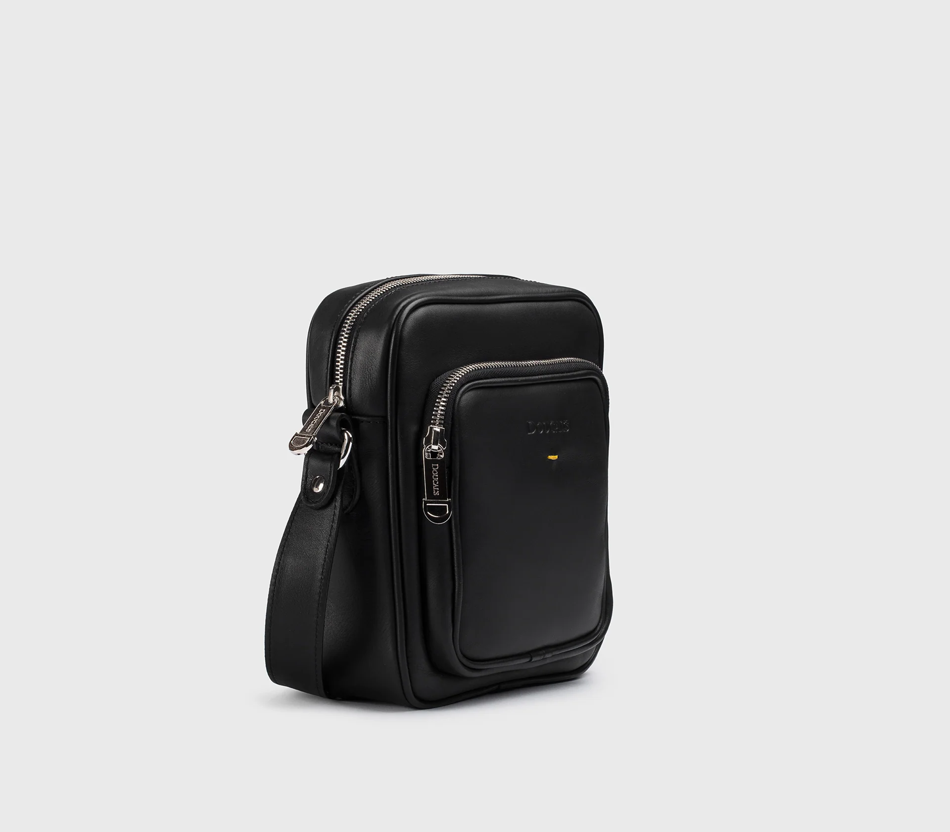 Borsa a tracolla in pelle nera - Image 3