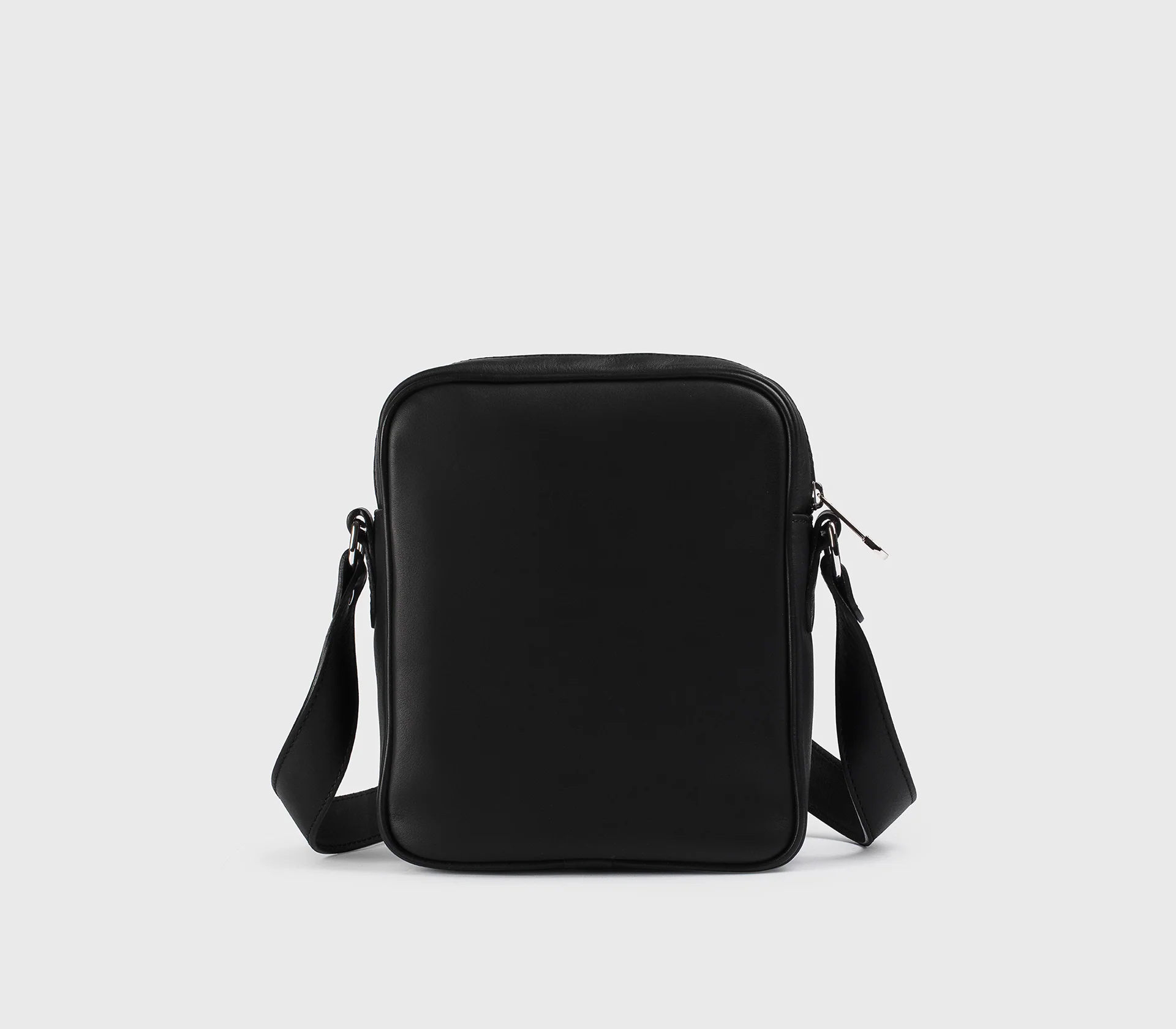 Borsa a tracolla in pelle nera - Image 4