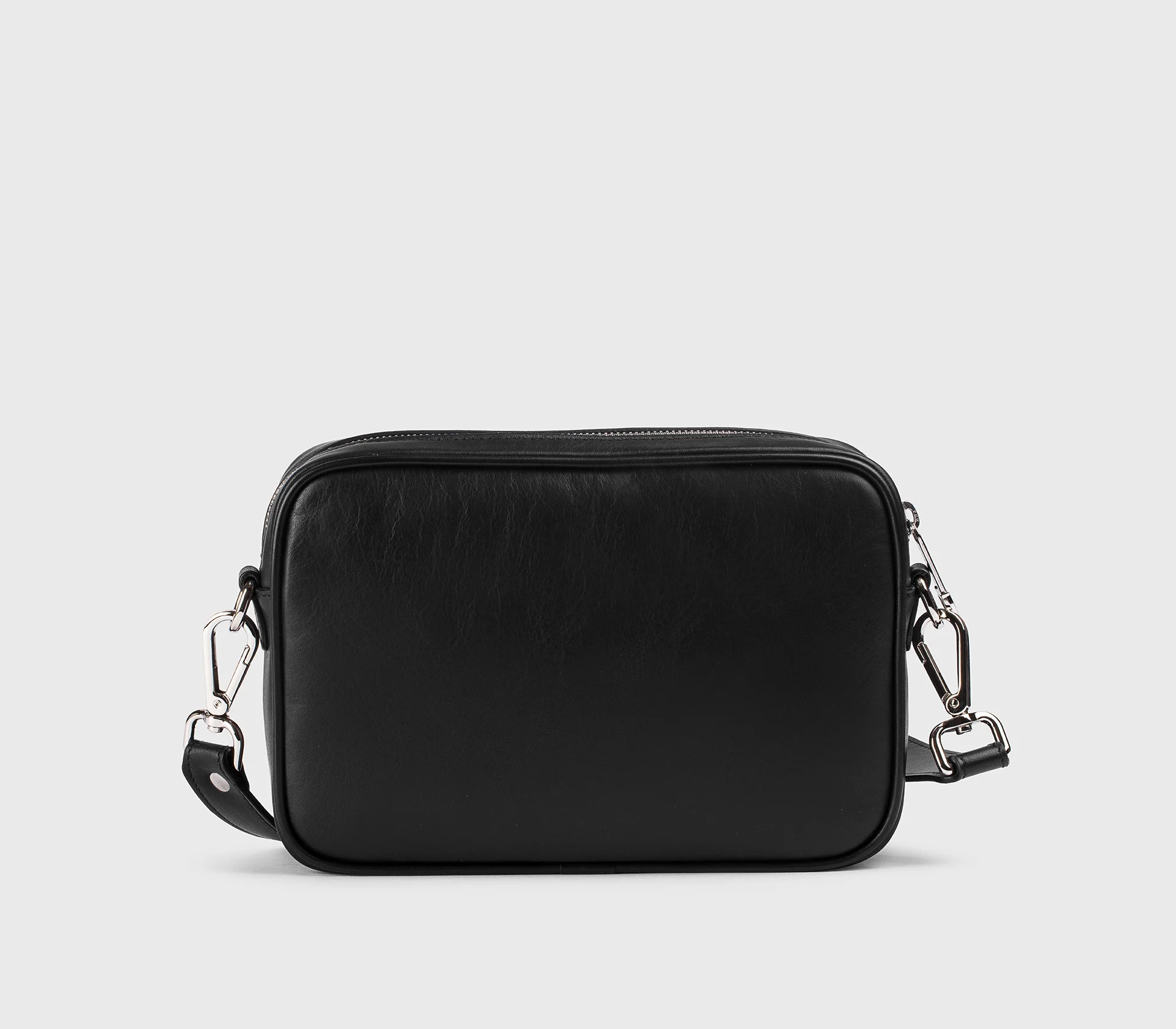 Borsa messenger in pelle nera - Image 4