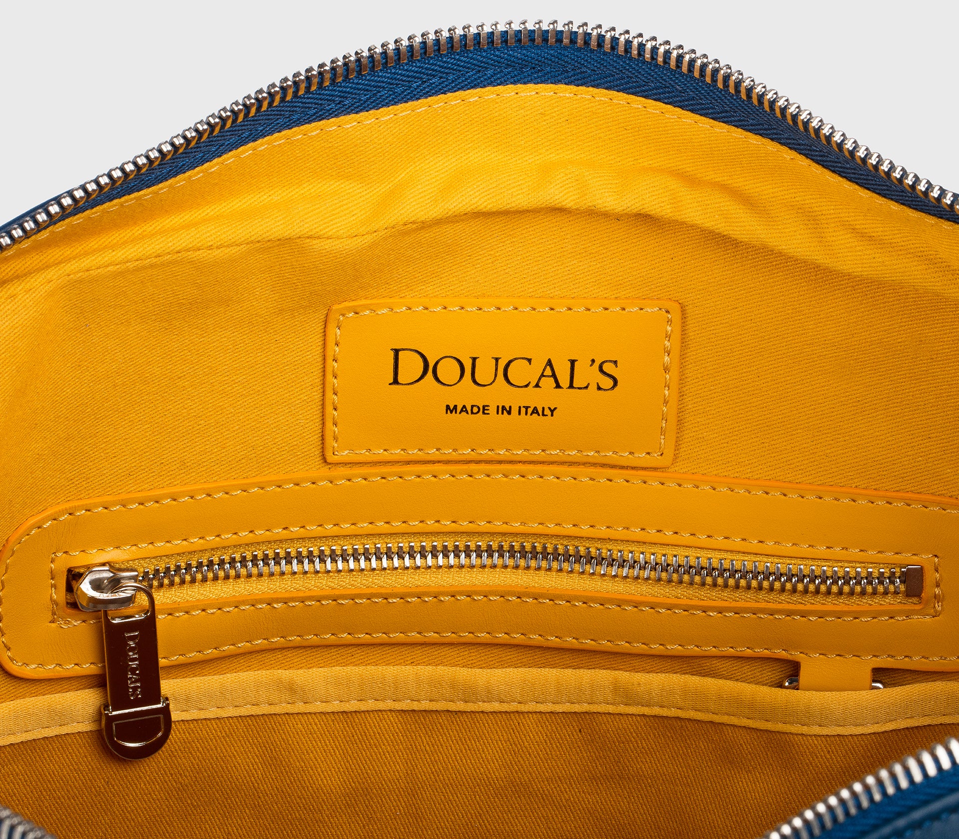 Borsa 24H in pelle blu "avio" - Image 3