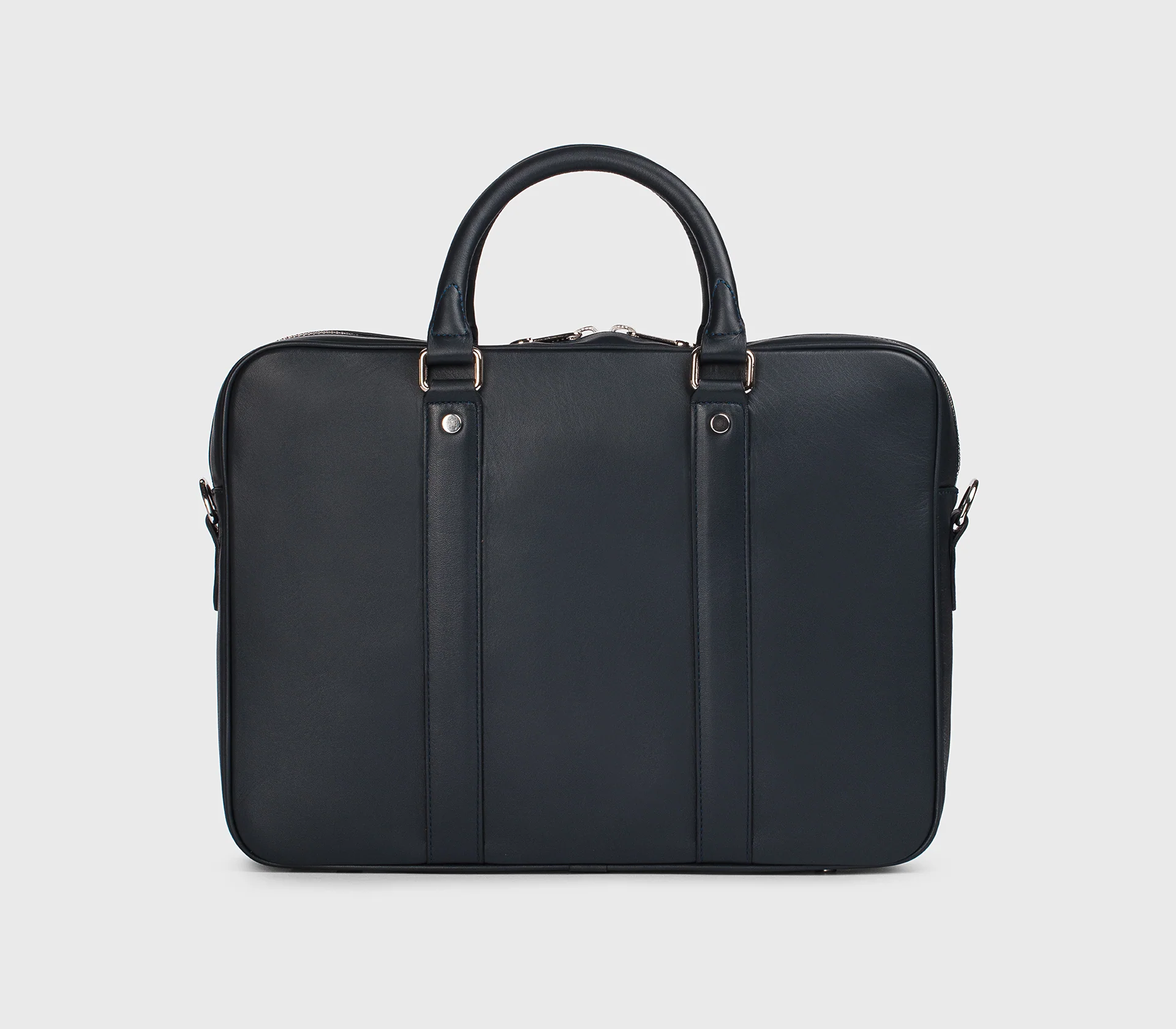 Borsa 24H in pelle blu - Image 4
