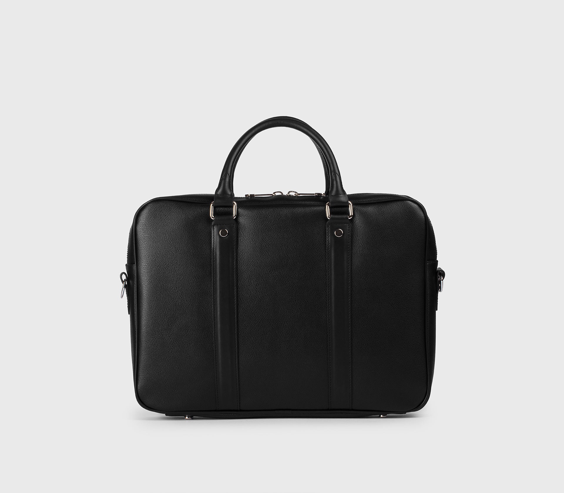Borsa 24H in pelle palmellata nera - Image 4
