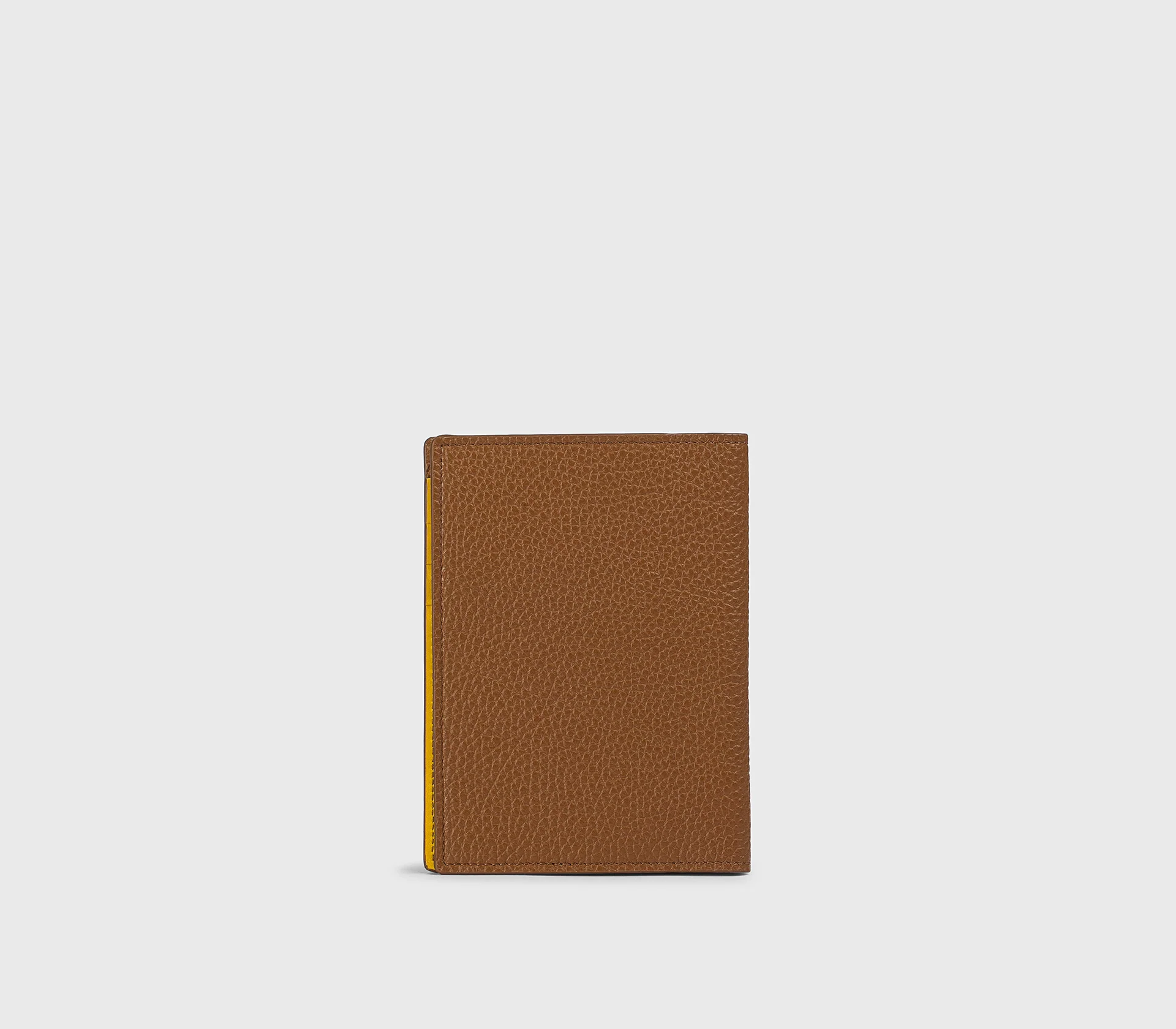 Porta passaporto in pelle bottalata caramel - Image 3