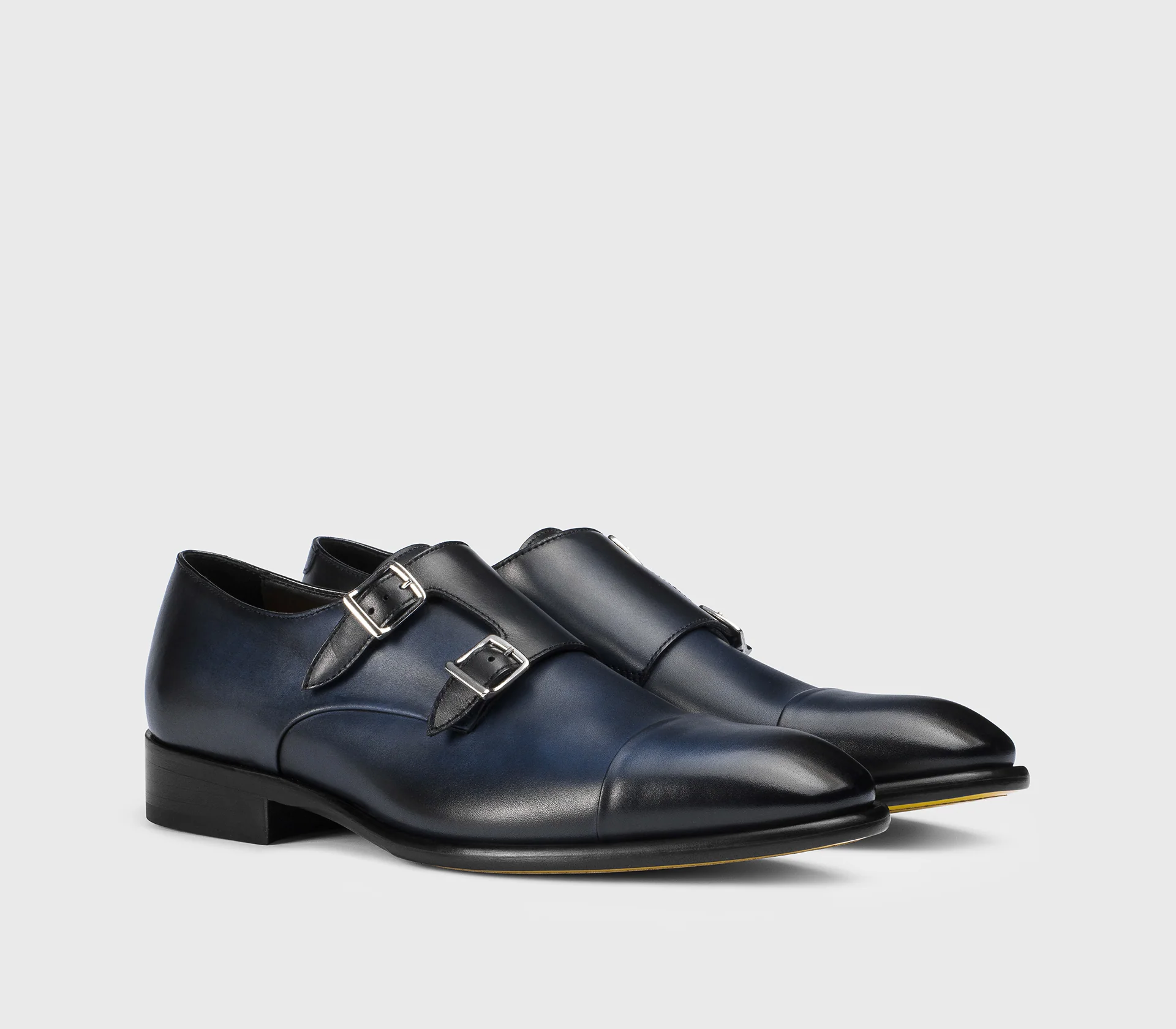 DU2743BERNUF159NB28 - Doppia fibbia in pelle blu - Image 3