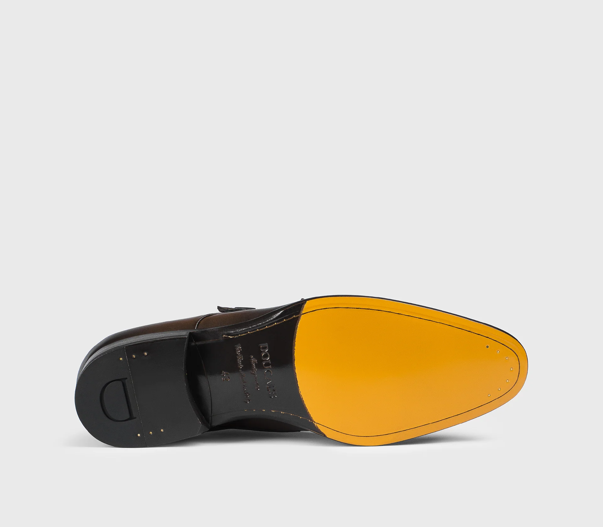 DU2743BERNUF159TM45 - Doppia fibbia in pelle marrone "wood" - Image 4