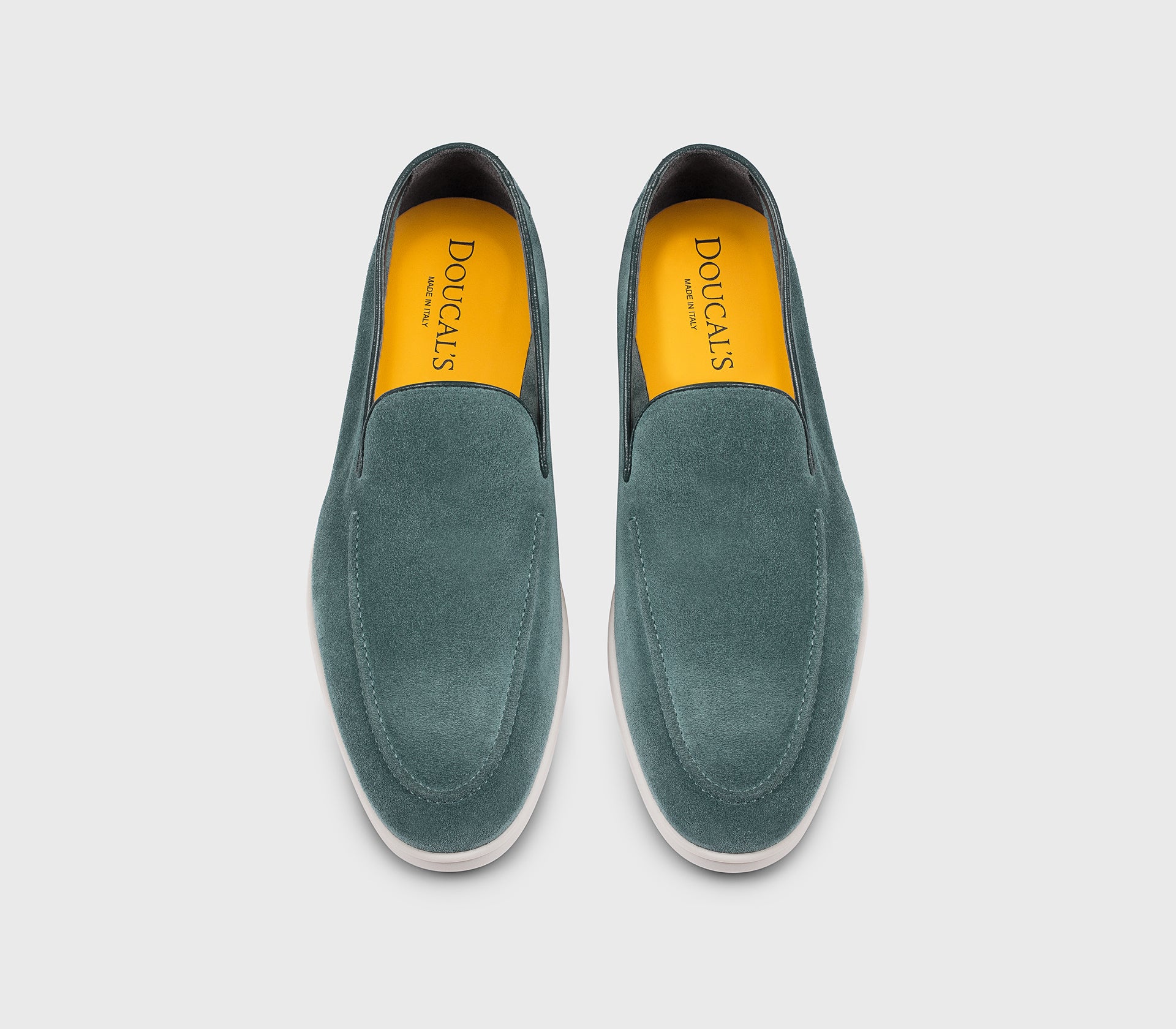 DU3413NWMAUY009GB34 - Mocassino in suede blu "horizon" - Image 2