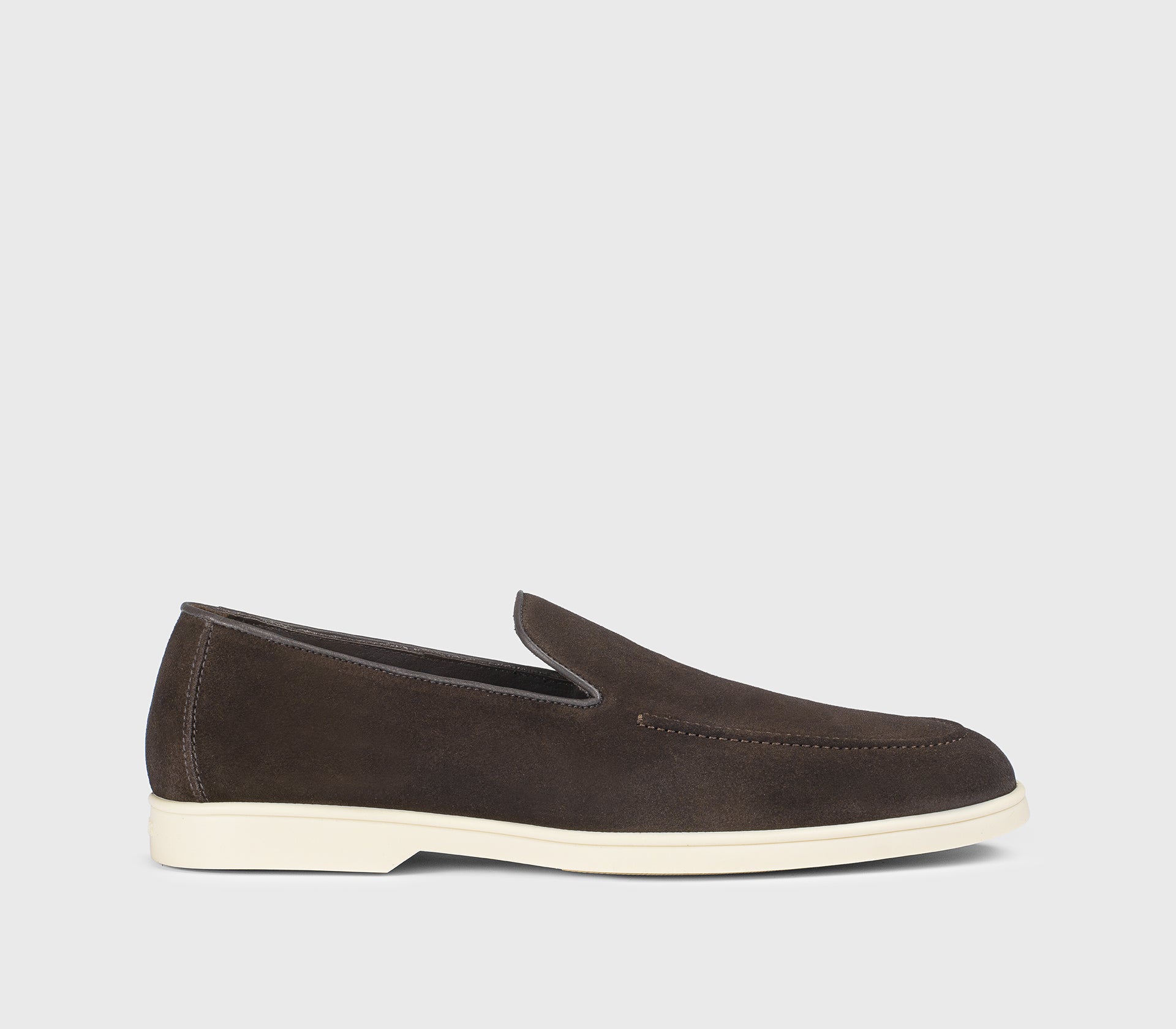 DU3413NWMAUY009GM23 - Mocassino in suede marrone "terre"
