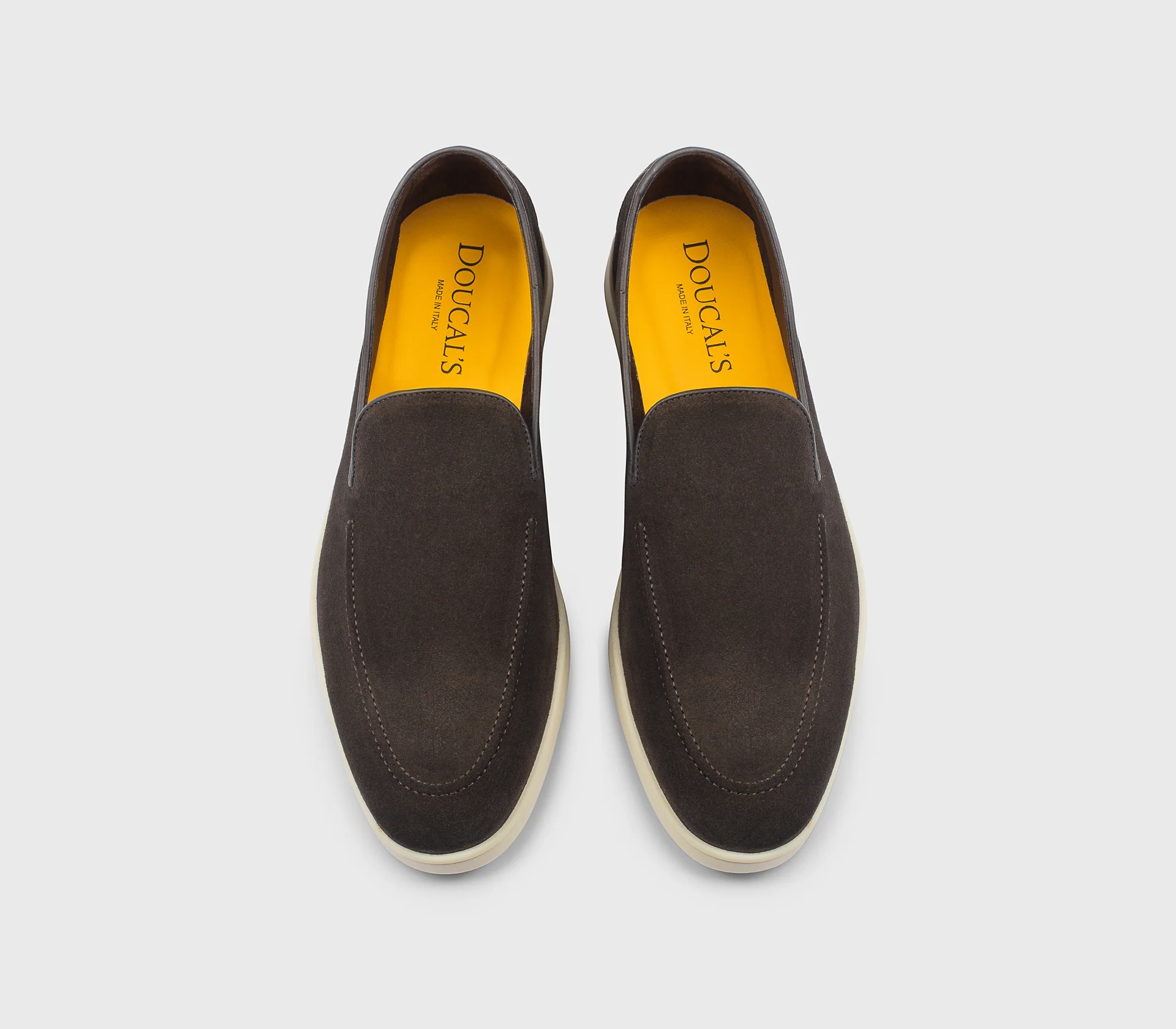DU3413NWMAUY009GM23 - Mocassino in suede marrone "terre" - Image 2