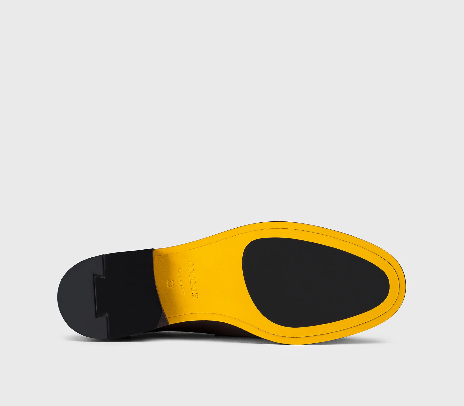 DD8856ALAIPY841TM06 - Mocassino con micro borchie in pelle caffè e bianco - Image 4
