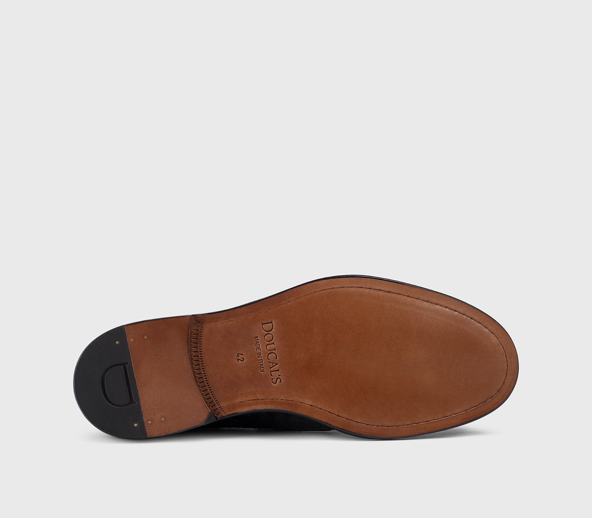 DU3266PHOEUY195NN00 - Mocassino in pelle intrecciata nero - Image 4