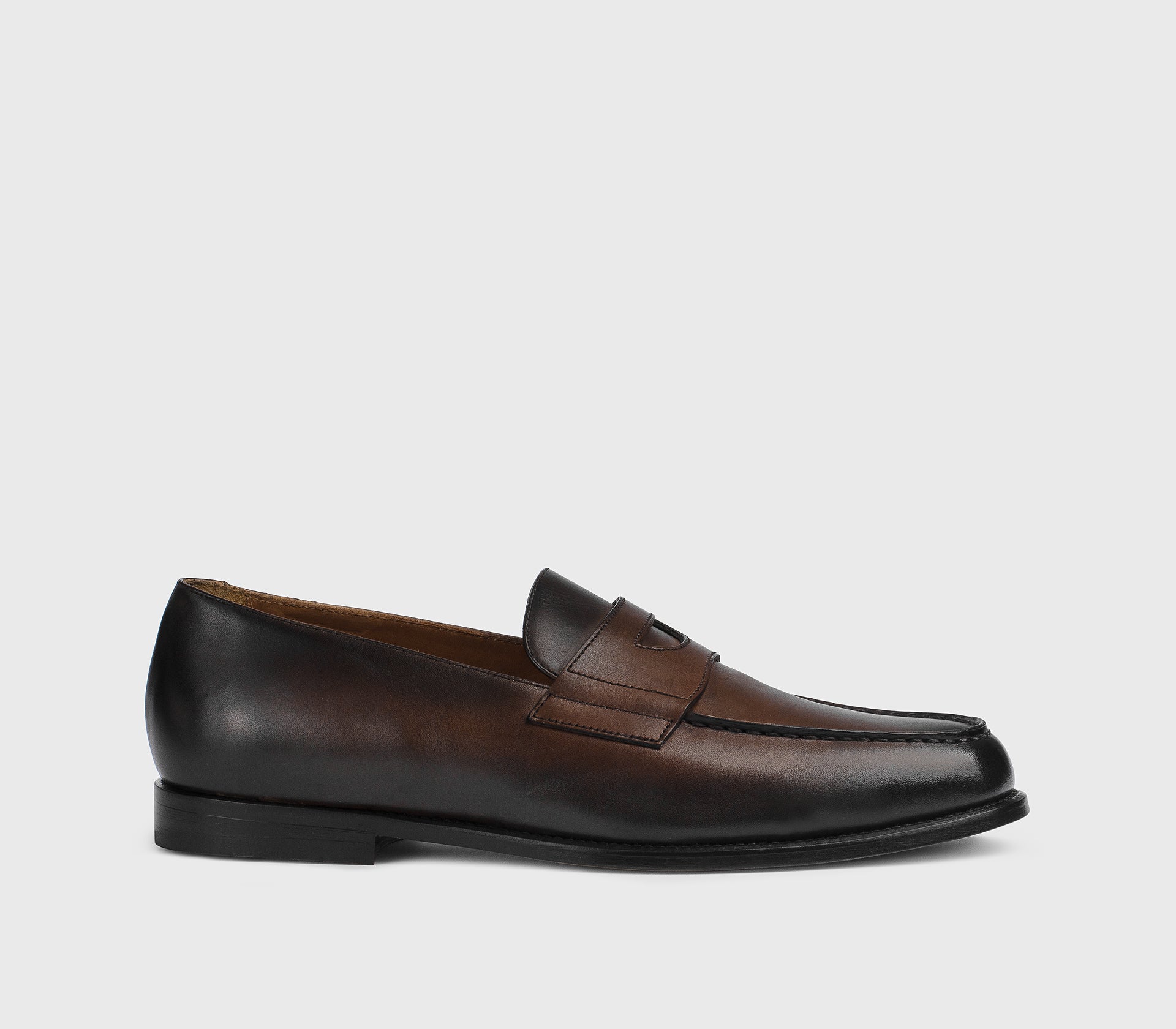 DU3260MARIUF159TM45 - Mocassino "Mario 50" in pelle marrone "wood" - Image 5