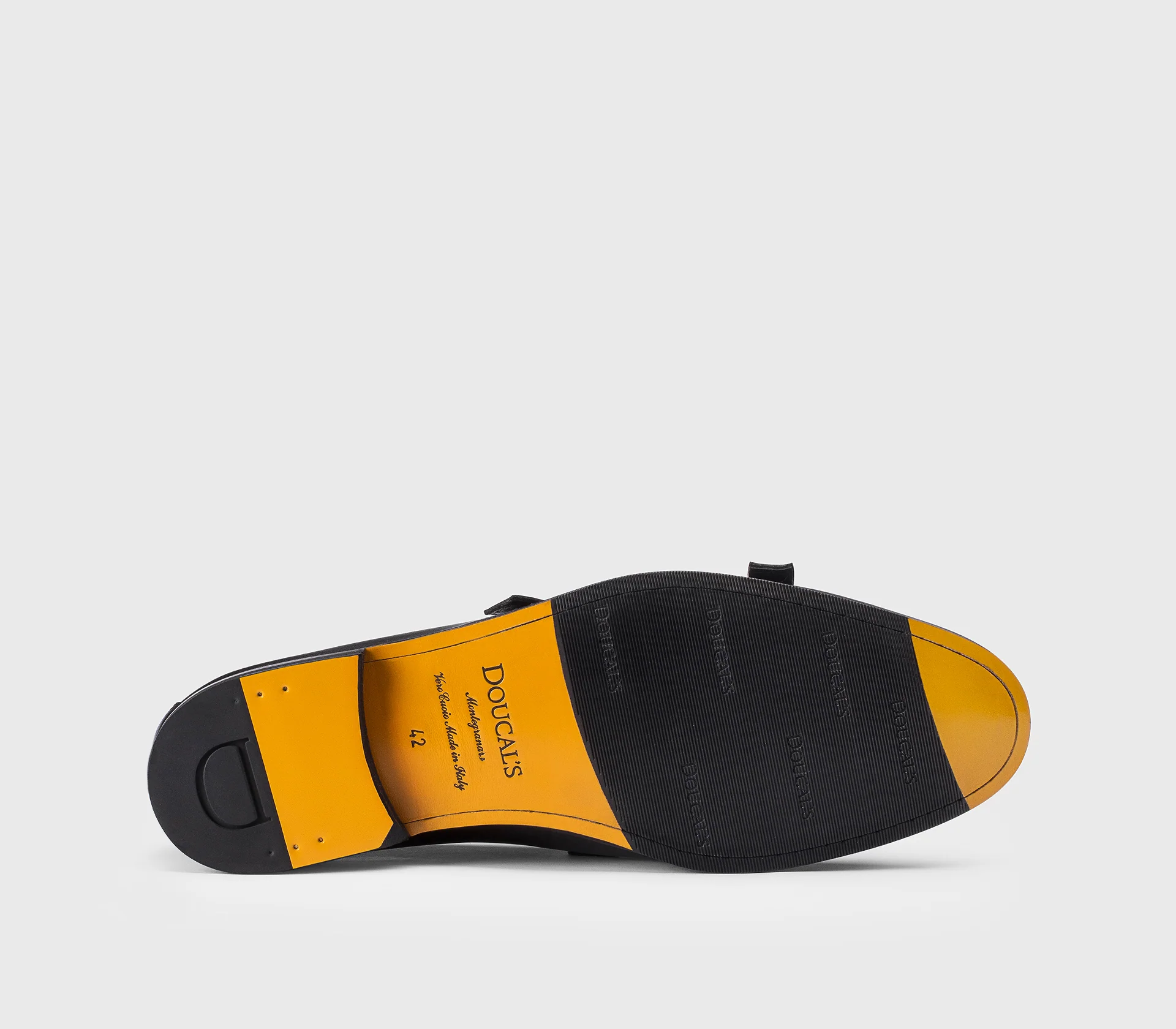 DU3160PANNUF159NN00 - Mocassino doppia fibbia in pelle nero - Image 4