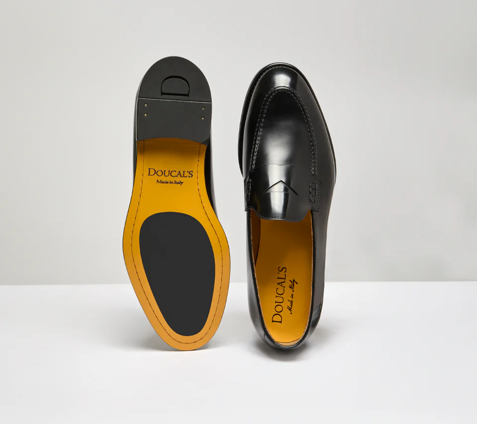 DU3340ORVNUF007NN00 - Mocassino in pelle nero - Image 5