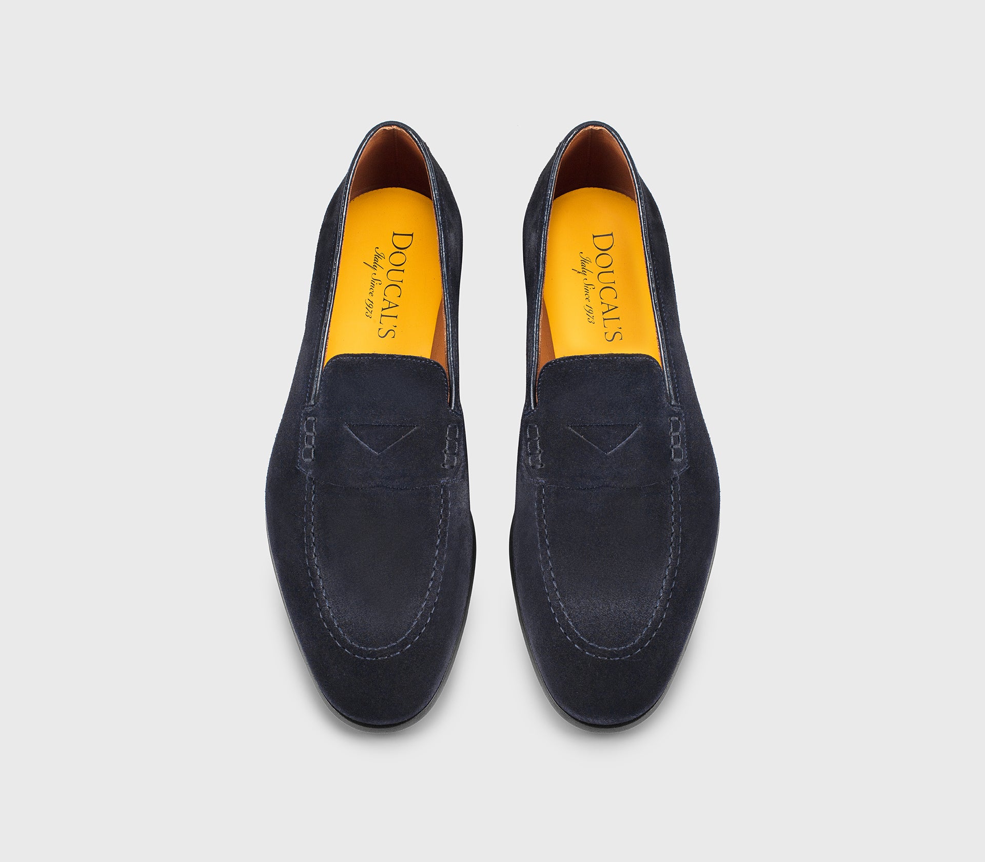 DU2983PANNUF009NB00 - Mocassino in suede blu - Image 2