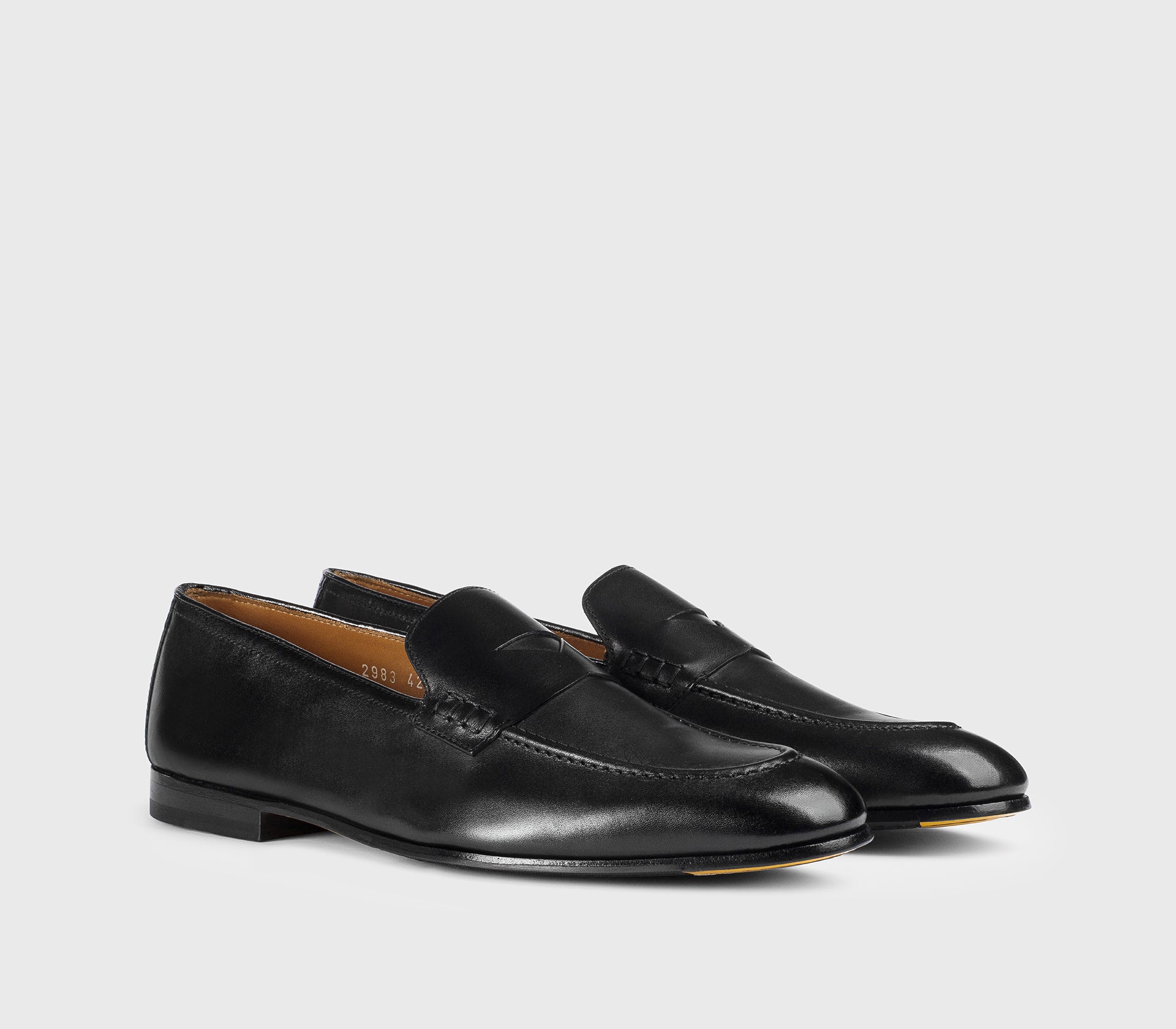 DU2983PANNUF159NN00 - Mocassino in pelle nero - Image 3