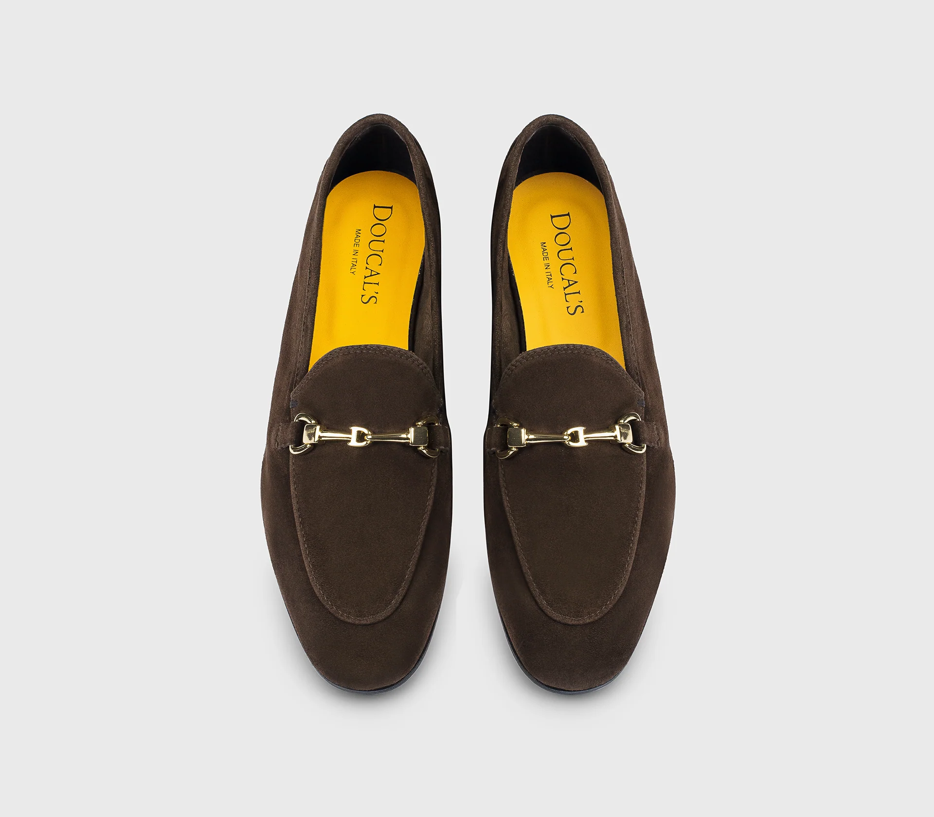 DD8878MEGNUZ278NM38 - Mocassino con accessorio in metallo in suede marrone "moka" - Image 2