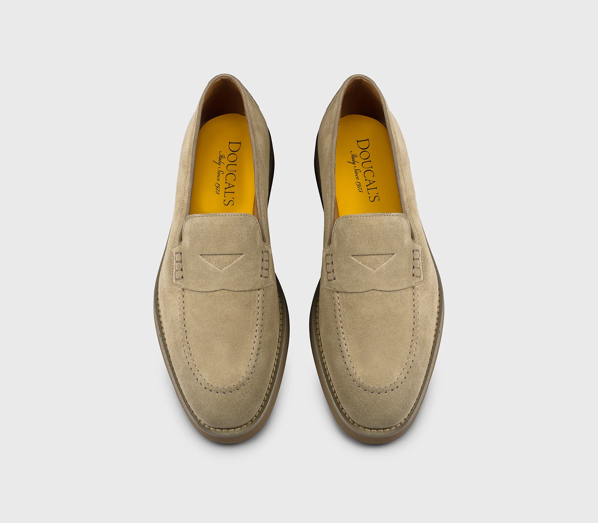 DU3294SALOUF009ZC15 - Mocassino in suede sabbia - Image 2
