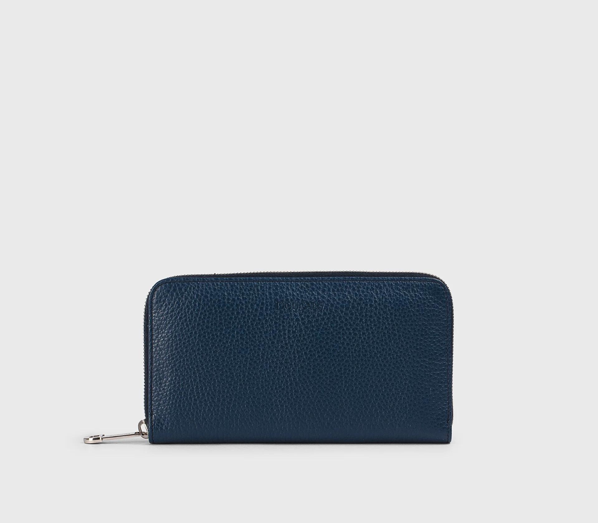 Portafoglio continental in pelle bottalata blu "avio"