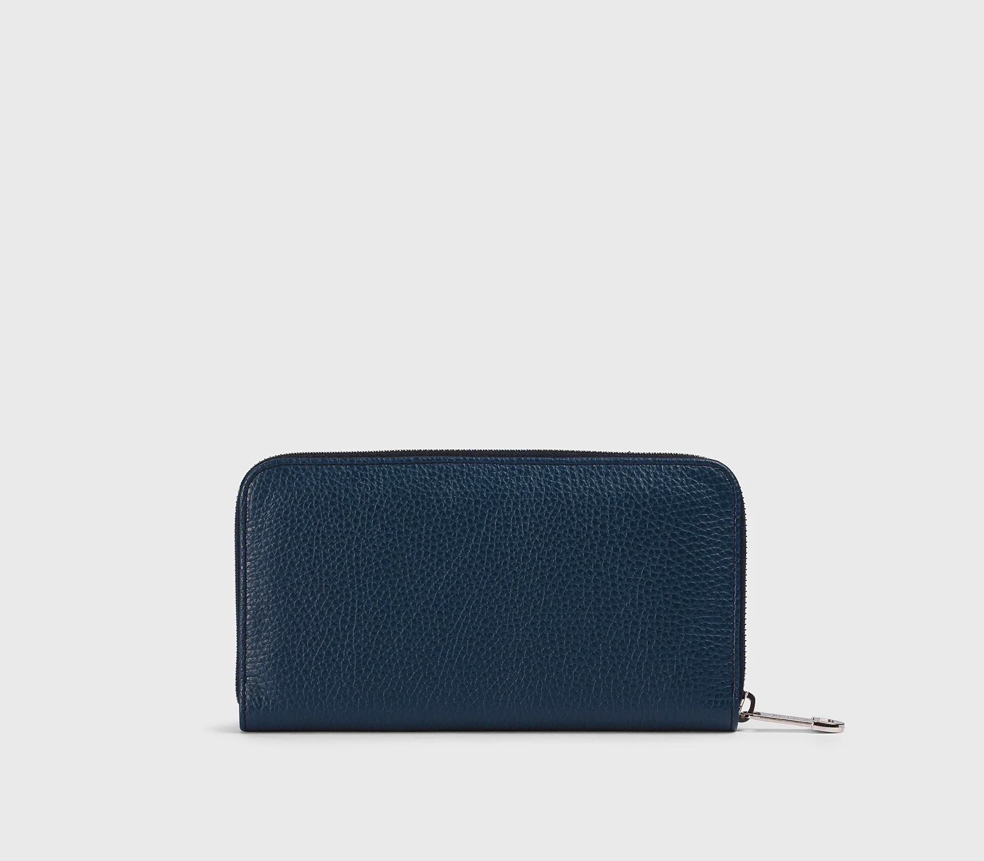 Portafoglio continental in pelle bottalata blu "avio" - Image 3