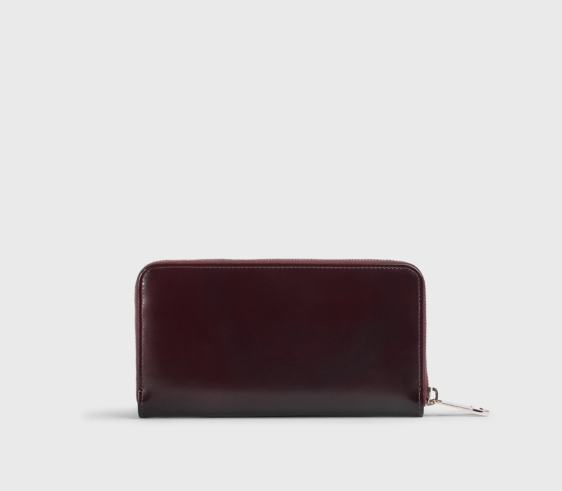 Portafoglio continental in pelle burgundy - Image 3