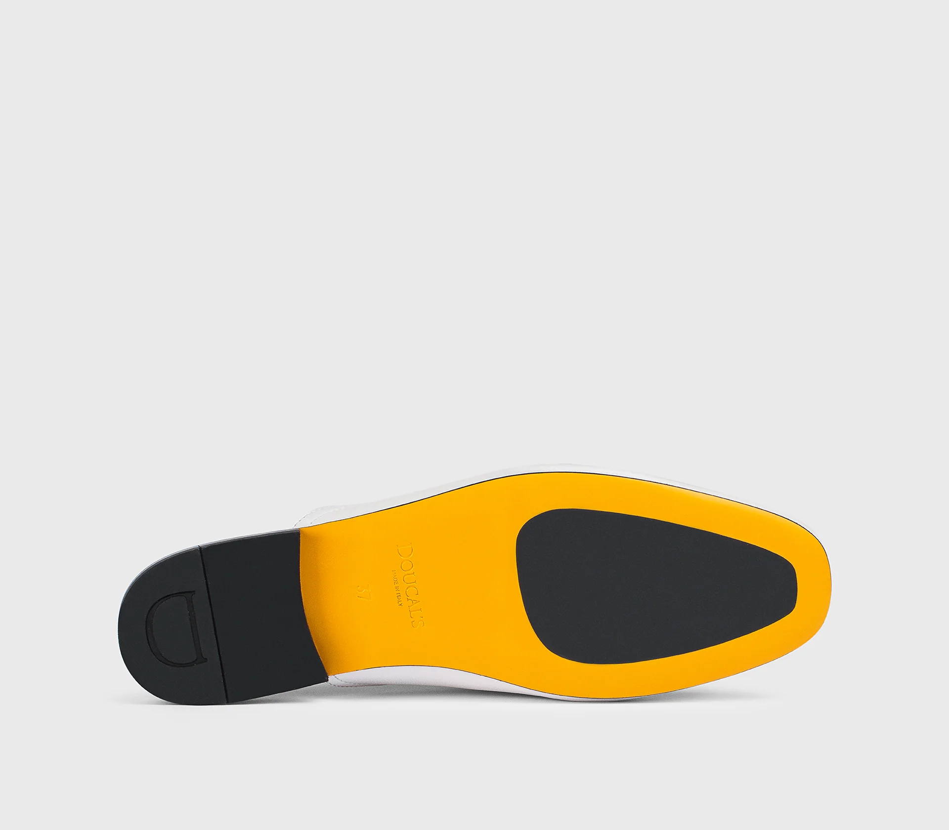 DD8779MAENUF279NW00 - Sabot con accessorio in metallo in pelle bianco - Image 4