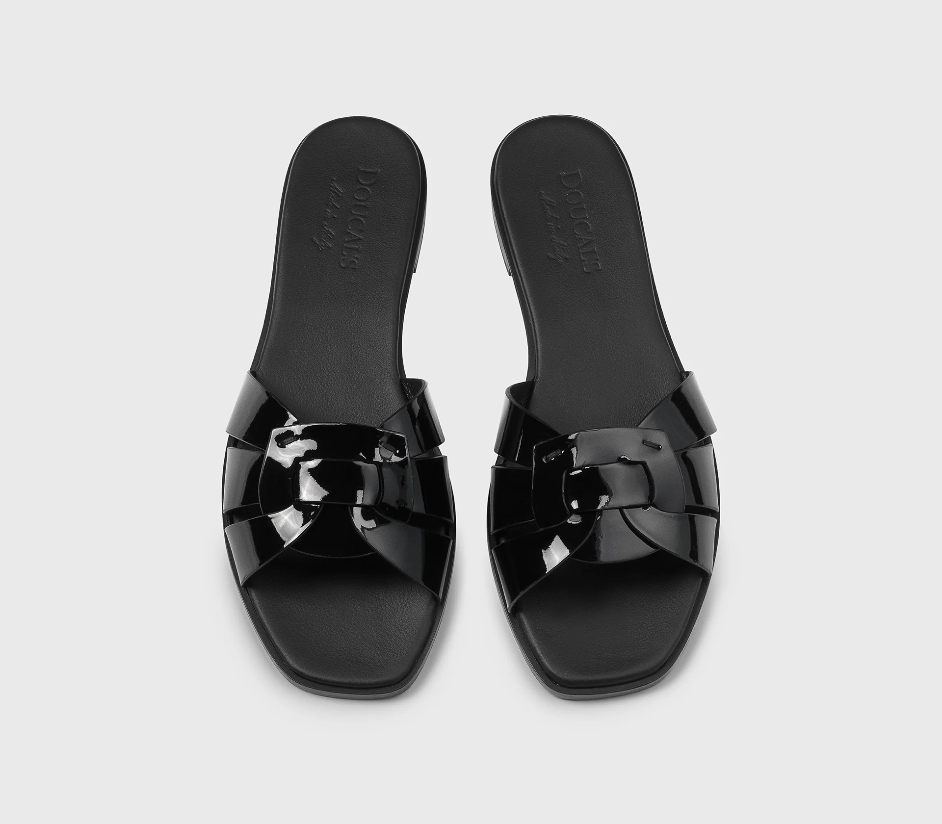 DD8696DEGNUF263NN00 - Sandalo in vernice nero - Image 2