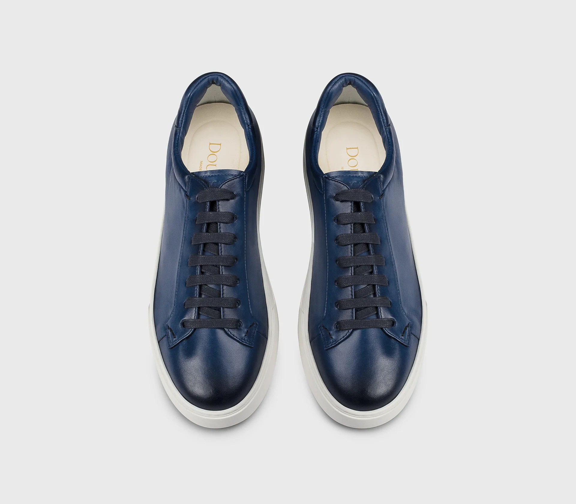 DU3552SPENUF282EB04 - Sneaker in pelle blu "avio" - Image 2