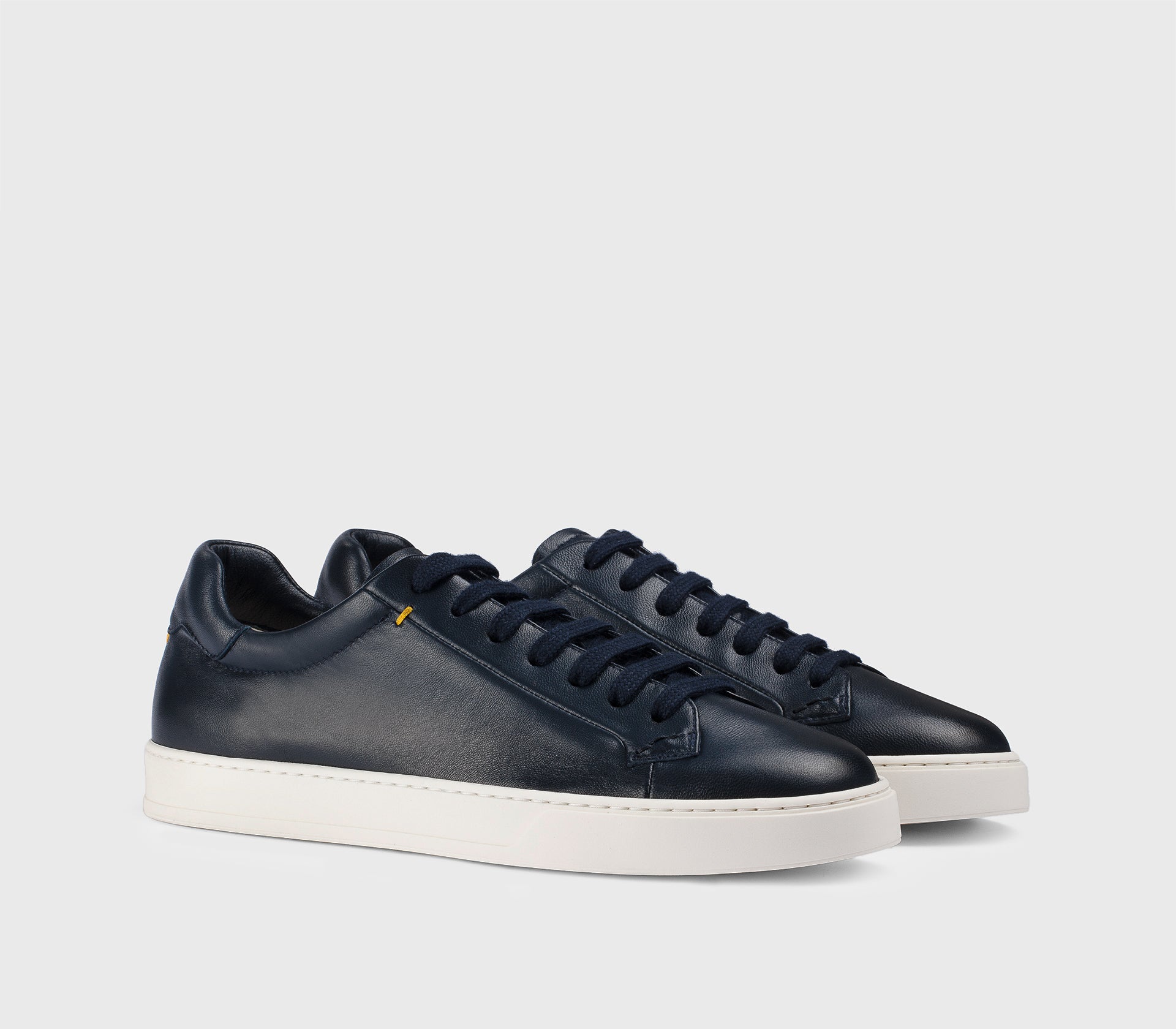 DU3552SPENUF281EB00 - Sneaker in pelle blu - Image 3