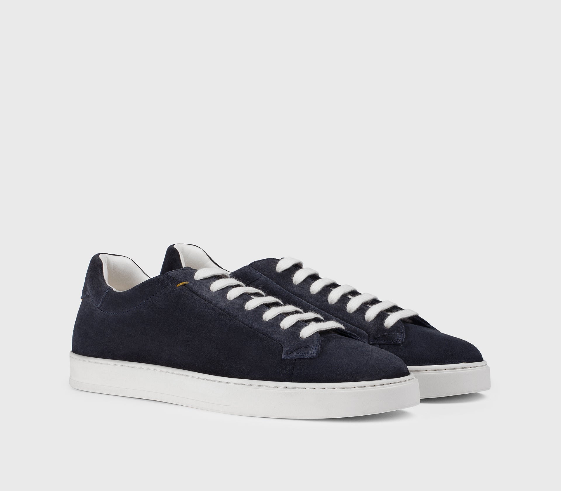DU3552SPENUF009EB15 - Sneaker in suede blu "notte" - Image 3