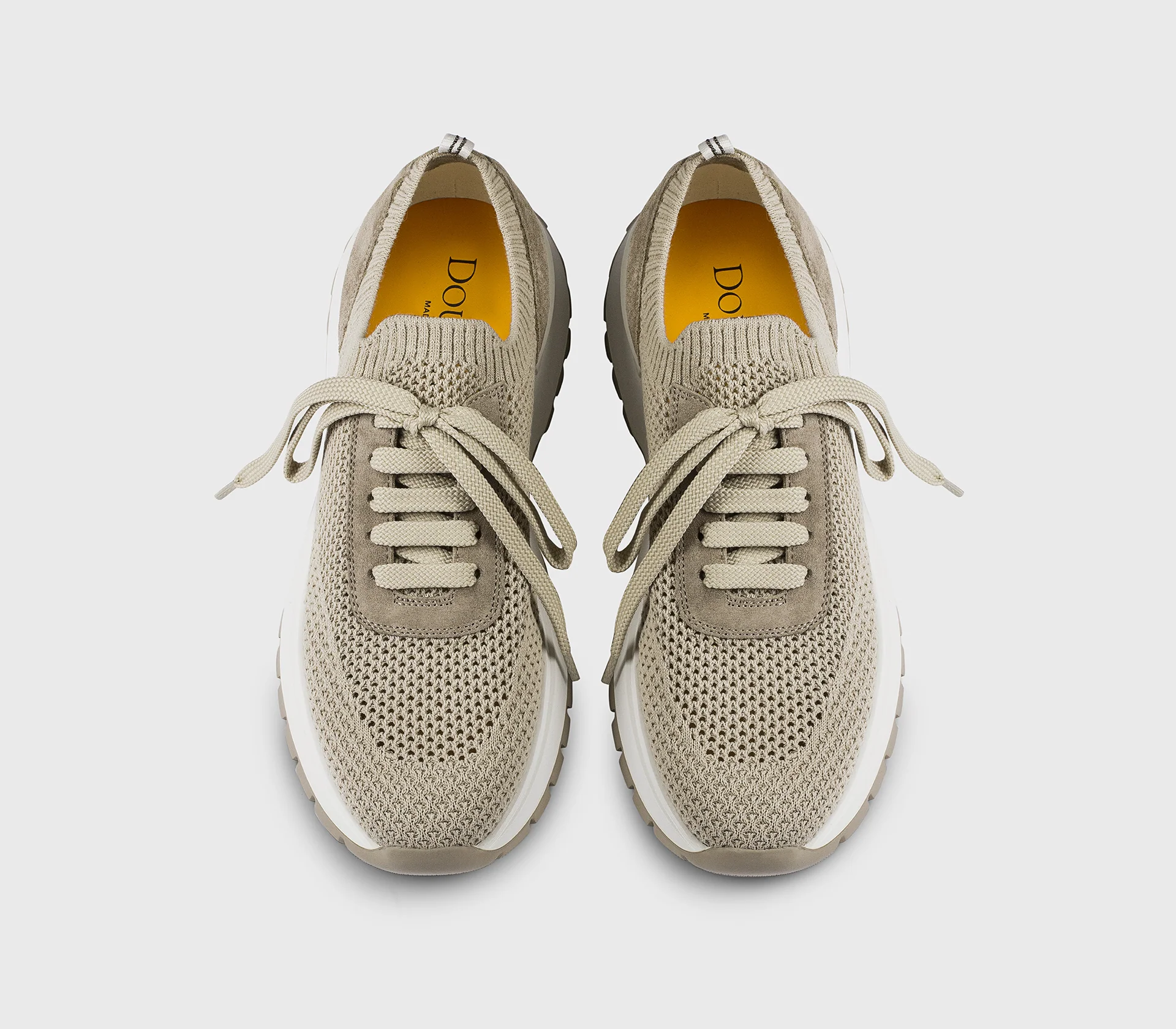 DD8765WHINPZ849SC05 - Sneaker in tessuto tecnico e suede havana - Image 2