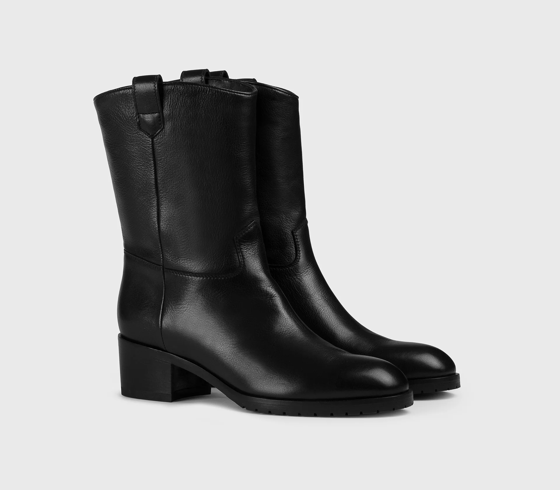 DD8832ROXAUF214NN00 - Stivaletto con zip in pelle nera - Image 3
