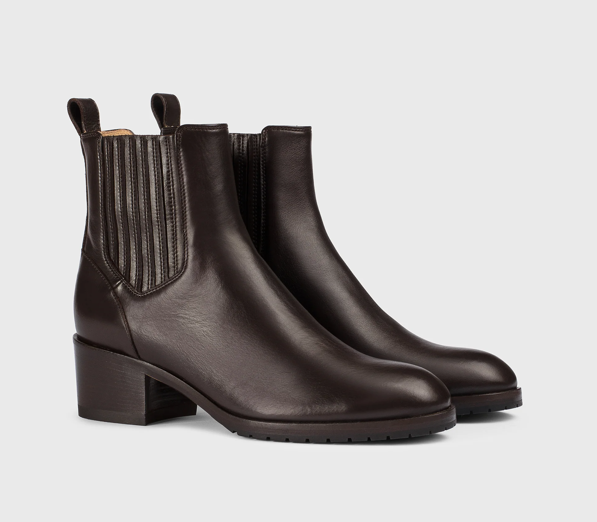 DD8834ROXAUF214TL03 - Stivaletto in pelle mogano - Image 3