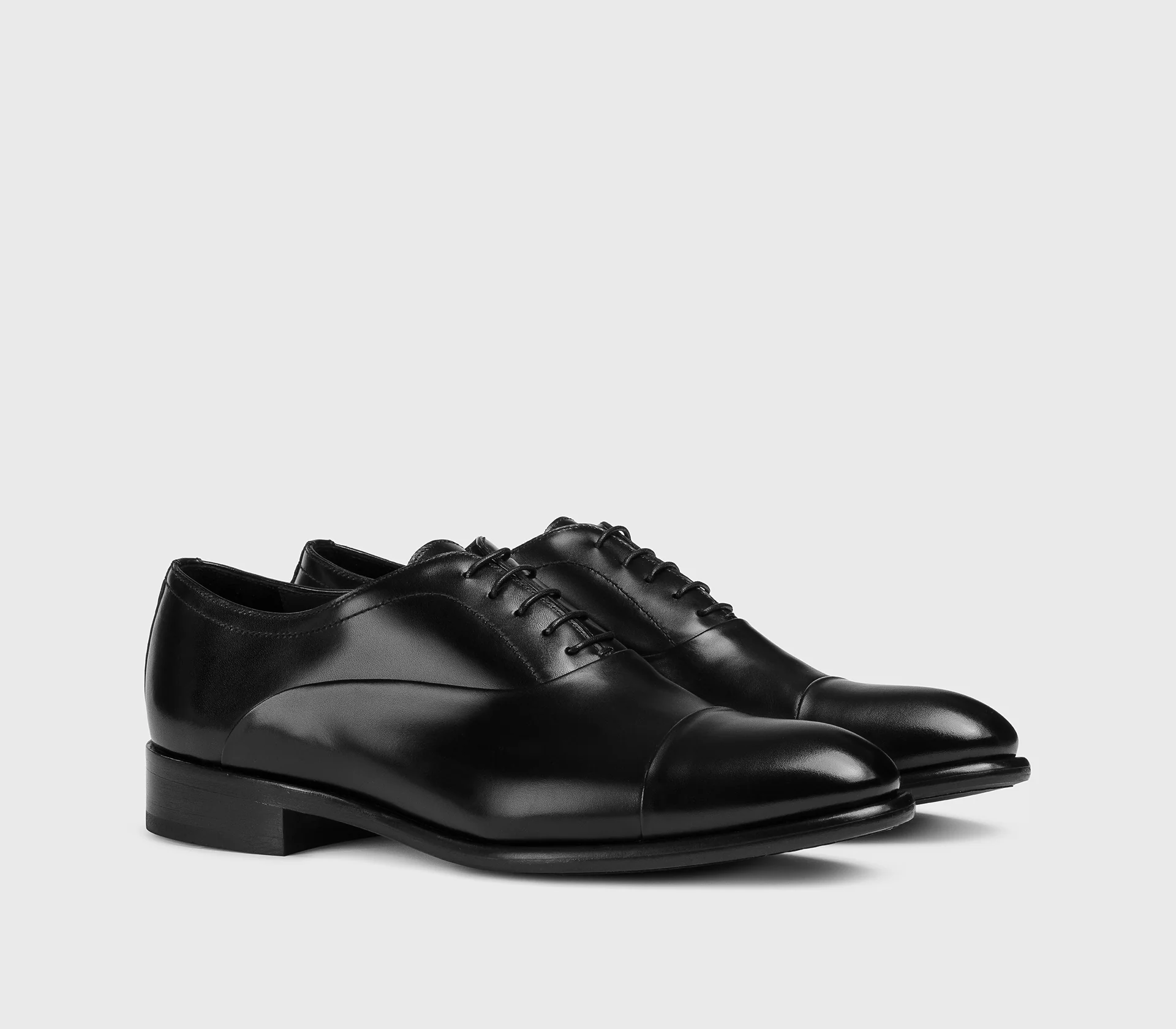 DU3481FREDUF159NN00 - Stringata Oxford in pelle nera - Image 3