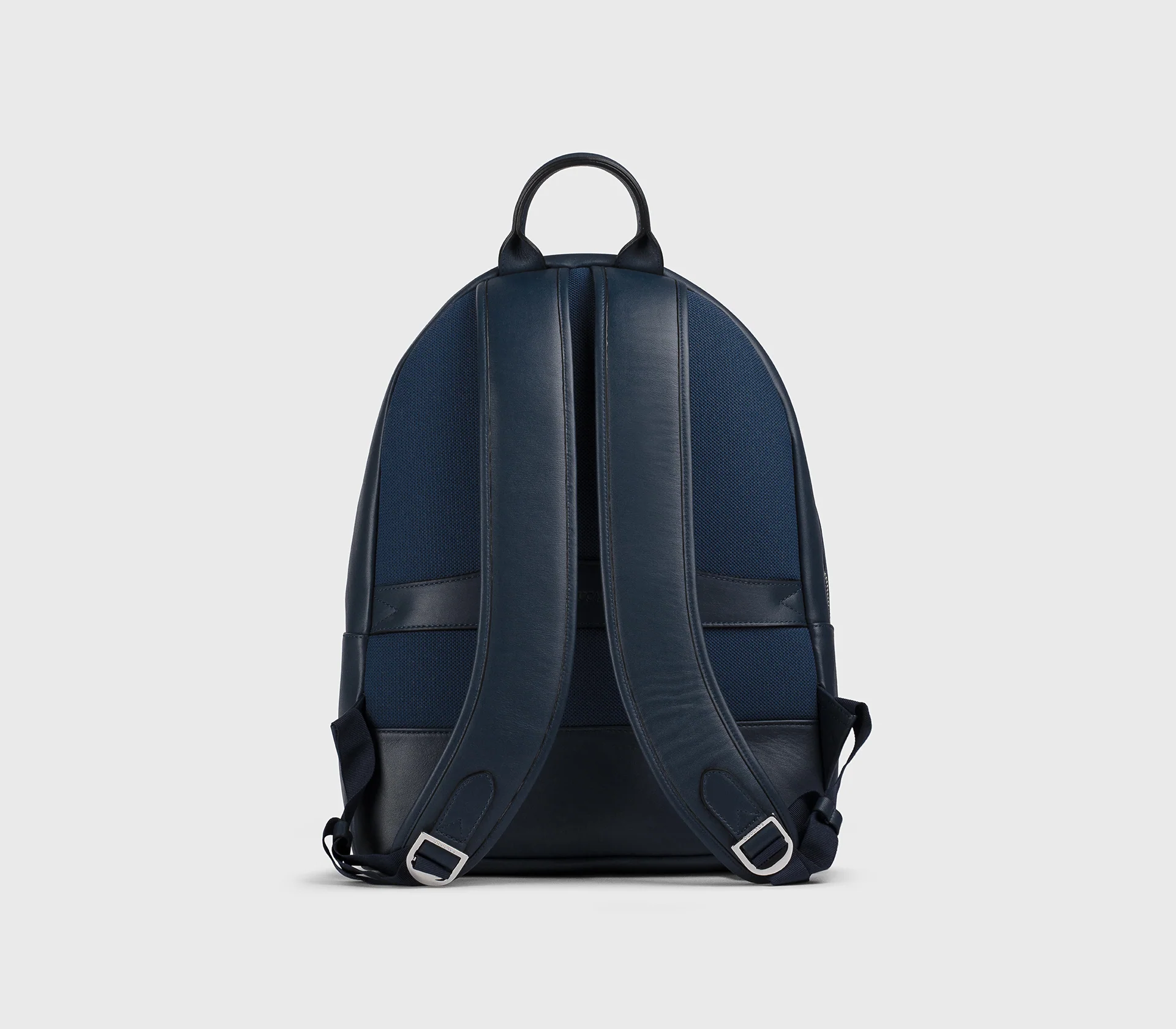 Zaino in pelle blu "avio" - Image 4